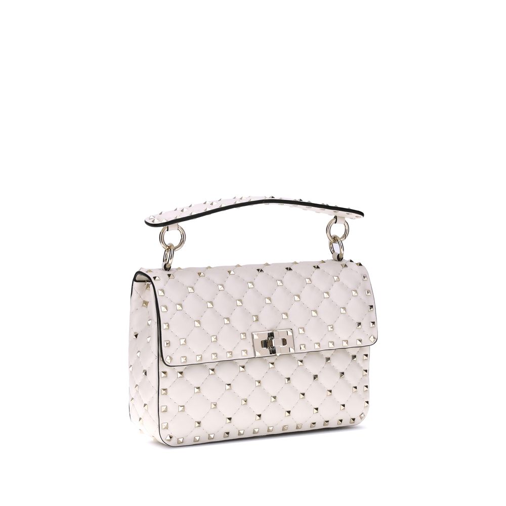 Valentino Garavani Cremefarbene Lamm-Schultertasche Ovis Aries Aries